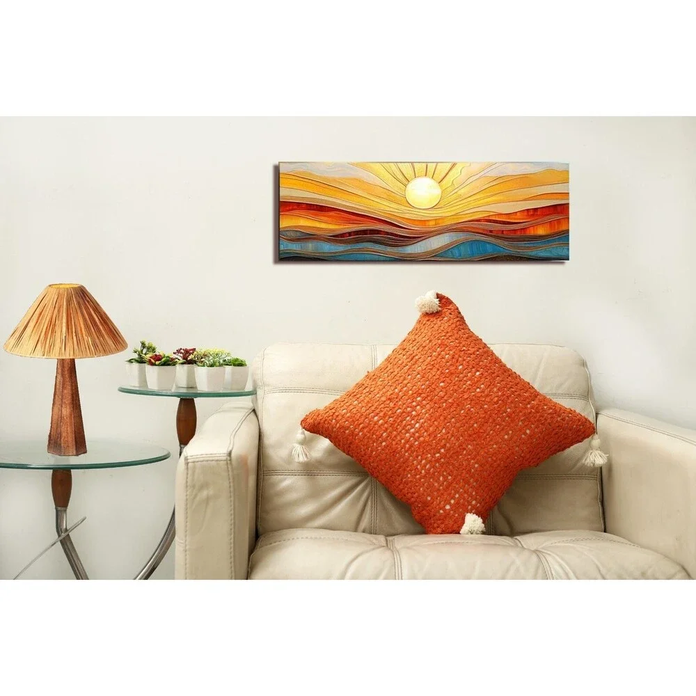 2 PCS Knitted Cushion Cover Square Throw Pillow Case Sofa Decor Crochet 278418